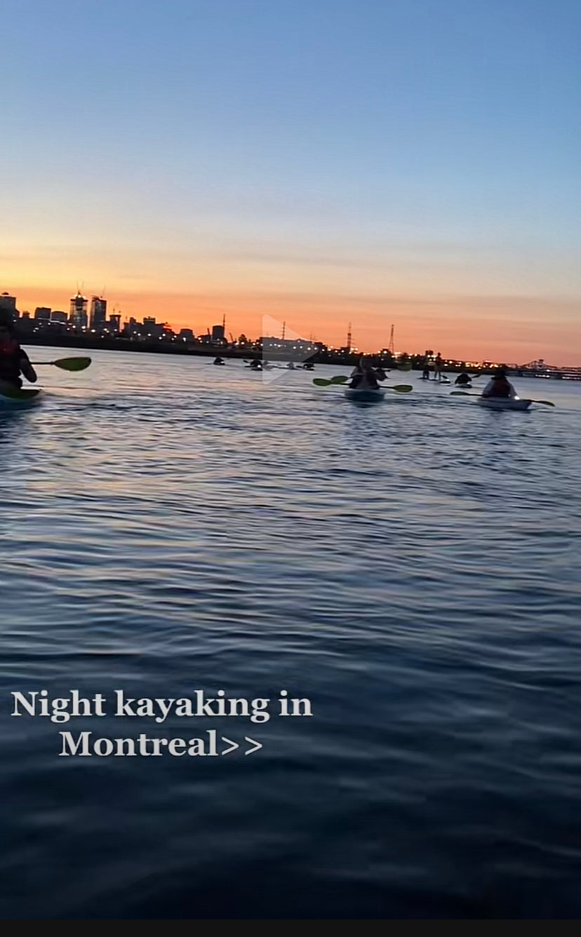 Fireworks in kayak/paddle