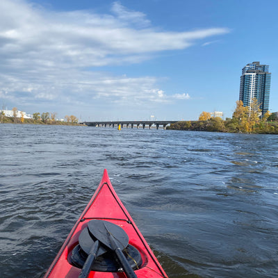 DESCENTE fleuve Saint-Laurent 8 KM PONT SAMUEL-DE CHAMPLAIN (GUIDÉE)